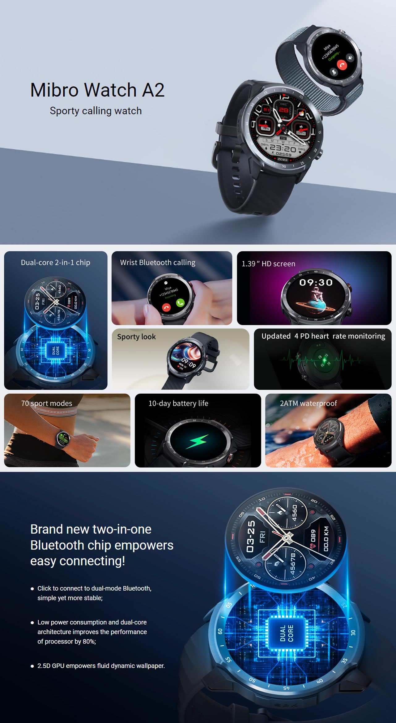 Xiaomi Mibro A2 Smart Watch Xiaomi Mibro A2 Smart Watch